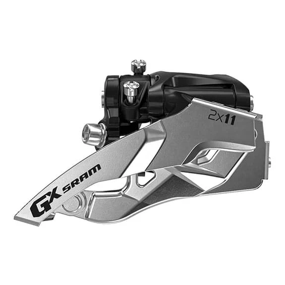 Dérailleur Avant SRAM GX 2x11 Fixation Basse Tirage Par Le Bas 1 Dérailleur Avant SRAM GX 2x11 Fixation Basse Tirage Par Le Bas
