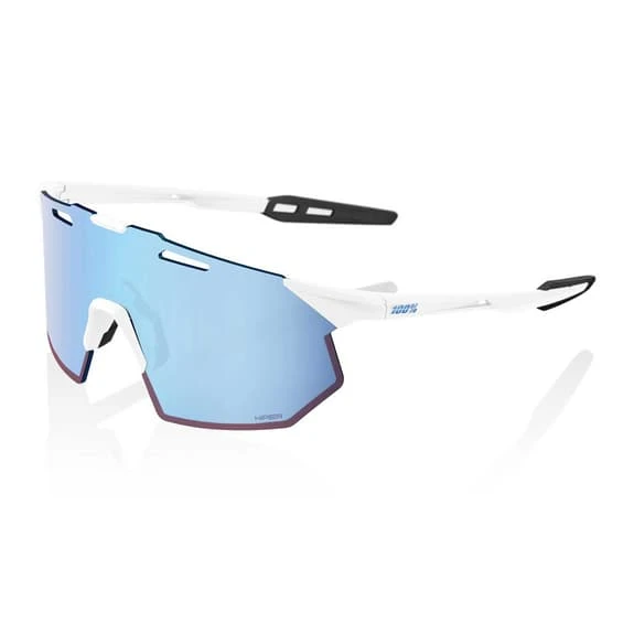 Lunettes 100% Hypercraft SQ Blanc Soft Tact Avec Verre à Effet Miroir HiPER Bleu 1 Lunettes 100% Hypercraft SQ Blanc Soft Tact Avec Verre à Effet Miroir HiPER Bleu