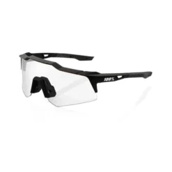 Lunettes 100 % Speedcraft XS Noir Soft Tact Avec Verres à Effet Miroir HiPER Rouge -Pieces Velo Magasin 100 60009 00008 004