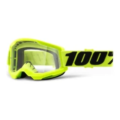 Masque 100% Strata 2 Jaune Avec Verre Transparent