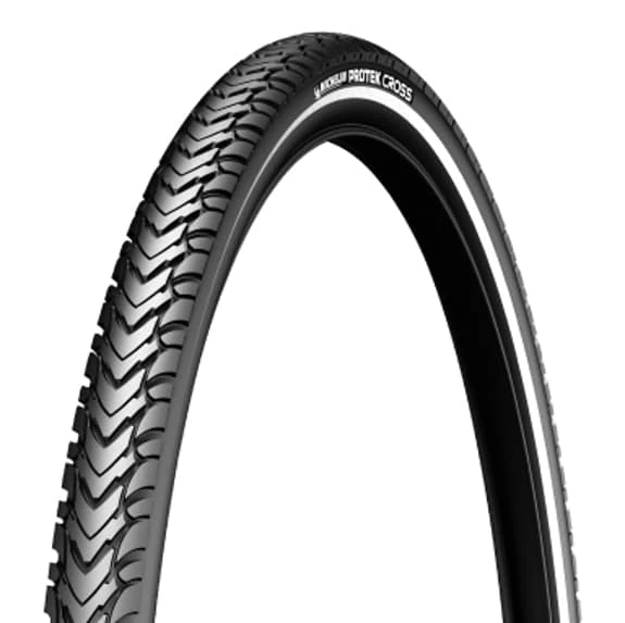 Pneu Michelin Protek Cross 26 X 1,85 Flanc Réfléchissant 1 Pneu Michelin Protek Cross 26 X 1,85 Flanc Réfléchissant