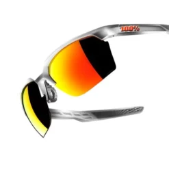 Lunettes 100% Sportcoupe Blanc Verre Multilayer Rouge -Pieces Velo Magasin 841269127653 2