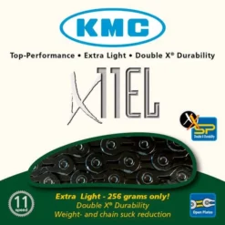 Chaîne KMC X-11 EL Blacktech 118 Maillons 11 Vitesses Noir