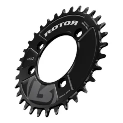 Plateau Rotor VTT NoQX1 BCD76 à 4 Bras Noir