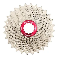 Cassette SunRace 11V 11-28 Aluminium Métal Rouge
