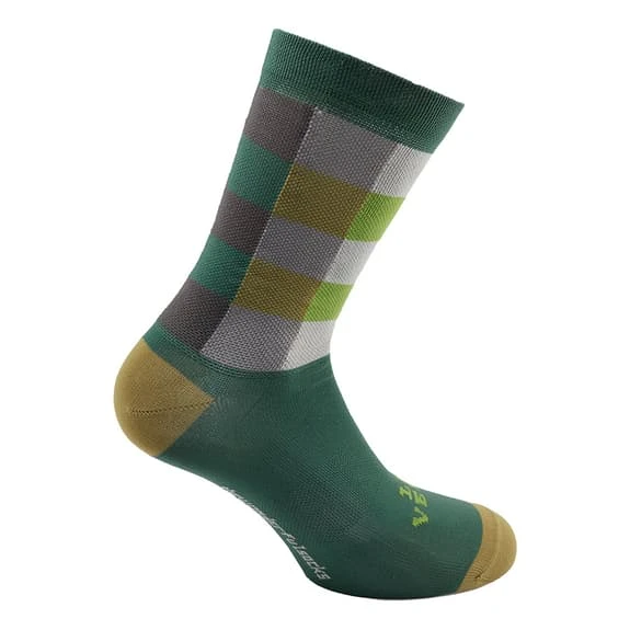 Chaussettes The Wonderful Socks Le Vélo Vert Gris 1 Chaussettes The Wonderful Socks Le Vélo Vert Gris