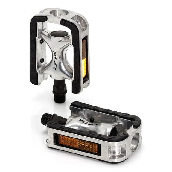 Pédales à Plateforme XLC PD-C01 Argent Noir 1 Pédales à Plateforme XLC PD-C01 Argent Noir