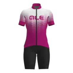 ALE Équipement Alé Arrow Limited Edition Sans Bretelles Solid Traguardo Lila Blanc Noir Femme