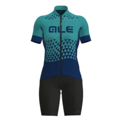 ALE Équipement Alé Flags Limited Edition Sans Bretelles Solid Traguardo Bleu Turquoise Femme