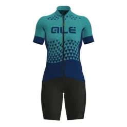 ALE Équipement Alé Flags Limited Edition Solid Traguardo Bleu Turquoise Femme