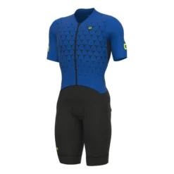 ALE Combinaison Complète Alé R-EV1 Hive Court Bleu Noir