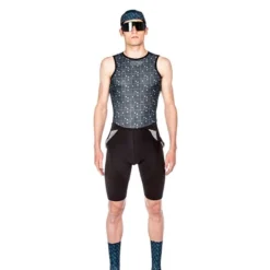 Maillot De Corps Bioracer NS Sans Manches Bleu Pétrole -Pieces Velo Magasin bio br11563bmp s22 004