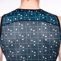 Maillot De Corps Bioracer NS Sans Manches Bleu Pétrole -Pieces Velo Magasin bio br11563bmp s22 006