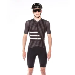 Maillot Bioracer Spitfire Life Is A Manche Courte Gris Blanc Noir -Pieces Velo Magasin bio co br11526lia s22 004