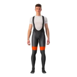 Cuissard Long Castelli Competizione Limited Edition Noir Orange