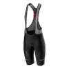 Cuissard Cycliste Castelli Free Aero Race 4 Bibshort Team Rosso Corsa Noir