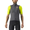 Gilet Castelli Pro Thermal Rosso Corsa Gris Foncé