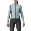 Veste Castelli Alpha RoS 2 Light Rosso Corsa GORE-TEX INFINIUM™ Turquoise Clair Femme
