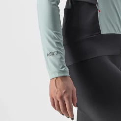 Veste Castelli Alpha RoS 2 Light Rosso Corsa GORE-TEX INFINIUM™ Turquoise Clair Femme -Pieces Velo Magasin ca 4520554 492 005