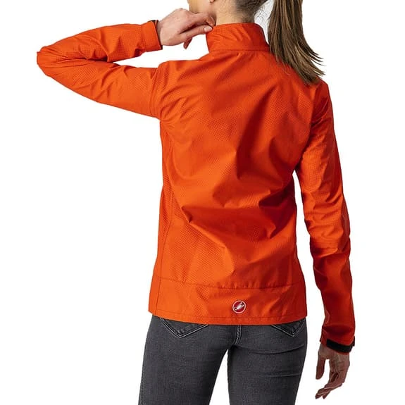 Veste Castelli Commuter Reflex Rouge-orange Femme 2 Veste Castelli Commuter Reflex Rouge-orange Femme – Image 2