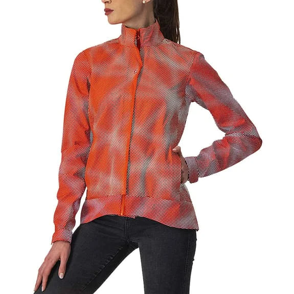 Veste Castelli Commuter Reflex Rouge-orange Femme 3 Veste Castelli Commuter Reflex Rouge-orange Femme – Image 3