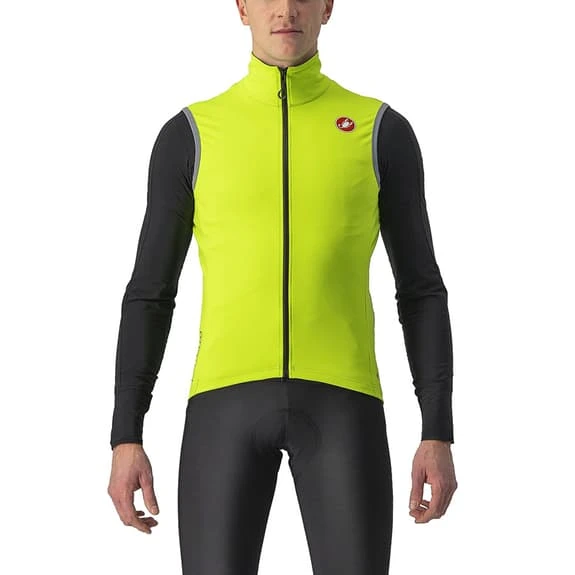 Gilet Coupe-vent Castelli Perfetto RoS 2 Rosso Corsa GORE-TEX INFINIUM™ Vert Lime électrique 1 Gilet Coupe-vent Castelli Perfetto RoS 2 Rosso Corsa GORE-TEX INFINIUM™ Vert Lime électrique