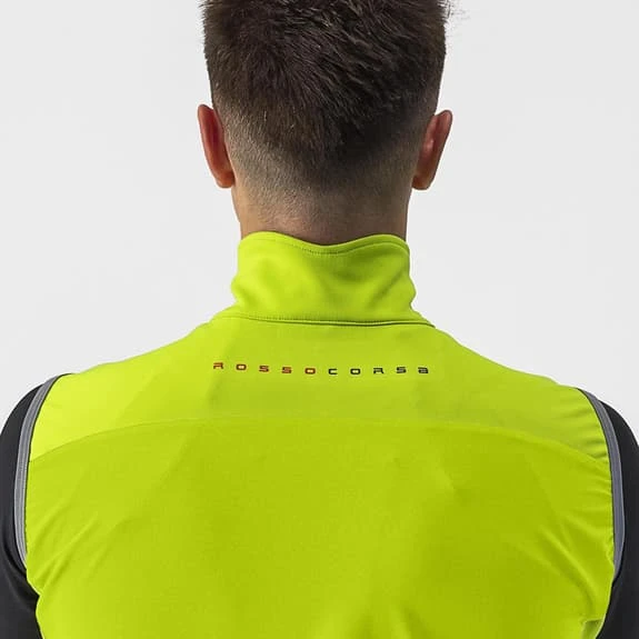 Gilet Coupe-vent Castelli Perfetto RoS 2 Rosso Corsa GORE-TEX INFINIUM™ Vert Lime électrique 6 Gilet Coupe-vent Castelli Perfetto RoS 2 Rosso Corsa GORE-TEX INFINIUM™ Vert Lime électrique – Image 6