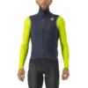Gilet Coupe-vent Castelli Perfetto RoS 2 Rosso Corsa GORE-TEX INFINIUM™ Bleu Foncé