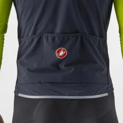 Gilet Coupe-vent Castelli Perfetto RoS 2 Rosso Corsa GORE-TEX INFINIUM™ Bleu Foncé -Pieces Velo Magasin ca 4522514 414 003