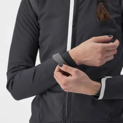 Veste Castelli Alpha Ultimate Insulated Noir Clair Blanc Femme -Pieces Velo Magasin ca 4522541 085 006