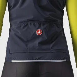 Veste Coupe-vent Castelli Perfetto RoS 2 Rosso Corsa GORE-TEX INFINIUM™ Bleu Foncé Femme -Pieces Velo Magasin ca 4522546 414 003