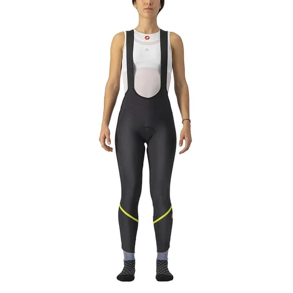 Cuissard Long Castelli Velocissima Drop Tail Noir Vert Lime électrique Femme 1 Cuissard Long Castelli Velocissima Drop Tail Noir Vert Lime électrique Femme