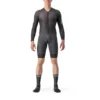 Combinaison Complète Castelli Body Paint 4.X Rosso Corsa Courte Noir