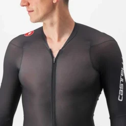 Combinaison Complète Castelli Body Paint 4.X Rosso Corsa Courte Noir -Pieces Velo Magasin ca 4523007 010 004