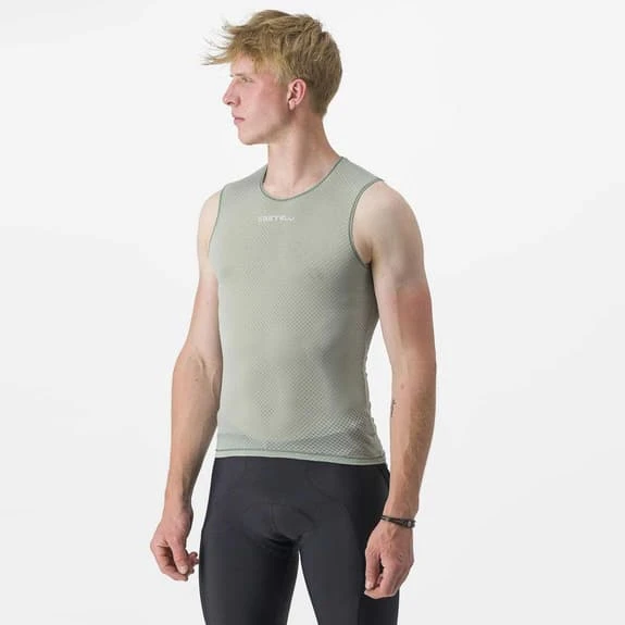 Maillot De Corps Castelli Pro Mesh 2.0 Sans Manches Vert Pâle 6 Maillot De Corps Castelli Pro Mesh 2.0 Sans Manches Vert Pâle – Image 6