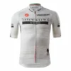 Castelli Maillot Blanc Giro D'Italia 2023 Race Rosso Corsa Manche Courte
