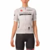 Castelli Maillot Blanc Giro D'Italia 2023 Competizione Manche Courte Femme
