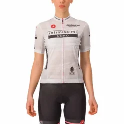 Castelli Maillot Blanc Giro D'Italia 2023 Competizione Manche Courte Femme