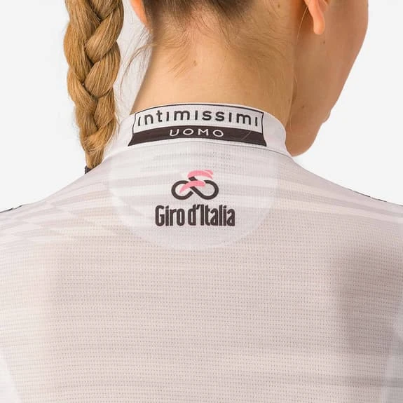 Castelli Maillot Blanc Giro D'Italia 2023 Competizione Manche Courte Femme 4 Castelli Maillot Blanc Giro D'Italia 2023 Competizione Manche Courte Femme – Image 4