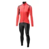 Équipement Castelli Perfetto RoS GORE-TEX INFINIUM™ Rosso Corsa Sorpasso RoS Rose Noir Femme