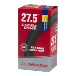 Chambre à Air Chaoyang 27.5x2.50/3.00 Valve Presta 48 Mm Noir