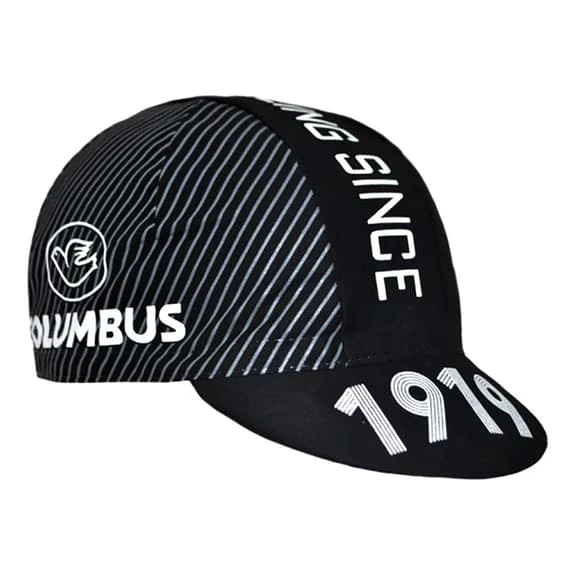 Casquette Cinelli Columbus 1919 Noir Blanc 4 Casquette Cinelli Columbus 1919 Noir Blanc – Image 4