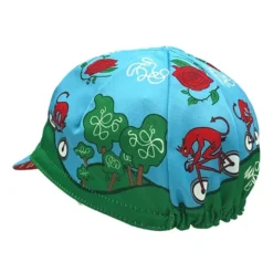 Casquette Cinelli Massimo Giacon Diavolo Rosso Bleu Multicolore -Pieces Velo Magasin ci gicap2 003