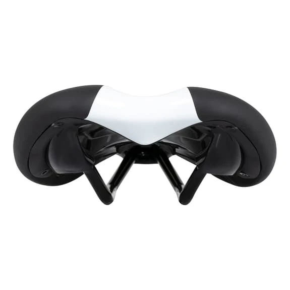 Selle DPV Saturn Hybrid Open-Fit Noir Blanc Femme 3 Selle DPV Saturn Hybrid Open-Fit Noir Blanc Femme – Image 3