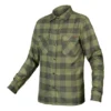 Chemise Endura Hummvee Manche Longue Vert Bouteille