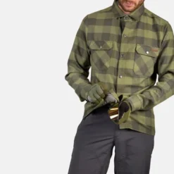 Chemise Endura Hummvee Manche Longue Vert Bouteille -Pieces Velo Magasin en e3225bo 006