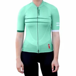 Maillot Finisseur Core Lines Slim Fit Manche Courte Vert Femme 8 Maillot Finisseur Core Lines Slim Fit Manche Courte Vert Femme -Pieces Velo Magasin epg 0065