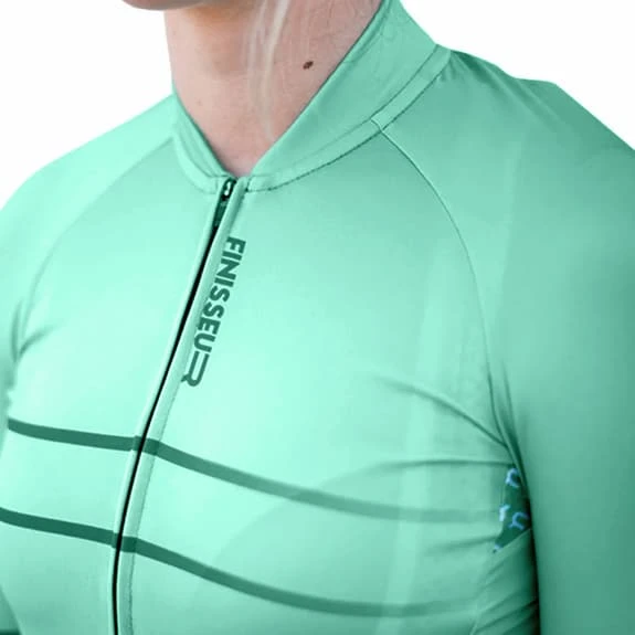Maillot Finisseur Core Lines Slim Fit Manche Courte Vert Femme 5 Maillot Finisseur Core Lines Slim Fit Manche Courte Vert Femme – Image 5
