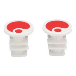 Embouts De Guidon Ergon GA2, GA2 Fat, GA3 Blanc Rouge