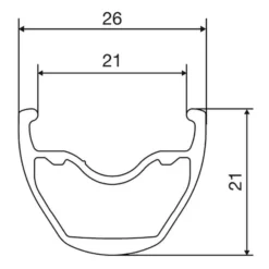 Roue Avant Mavic Crossride FTS-X 27,5" Intl Noir -Pieces Velo Magasin f50601 p 2